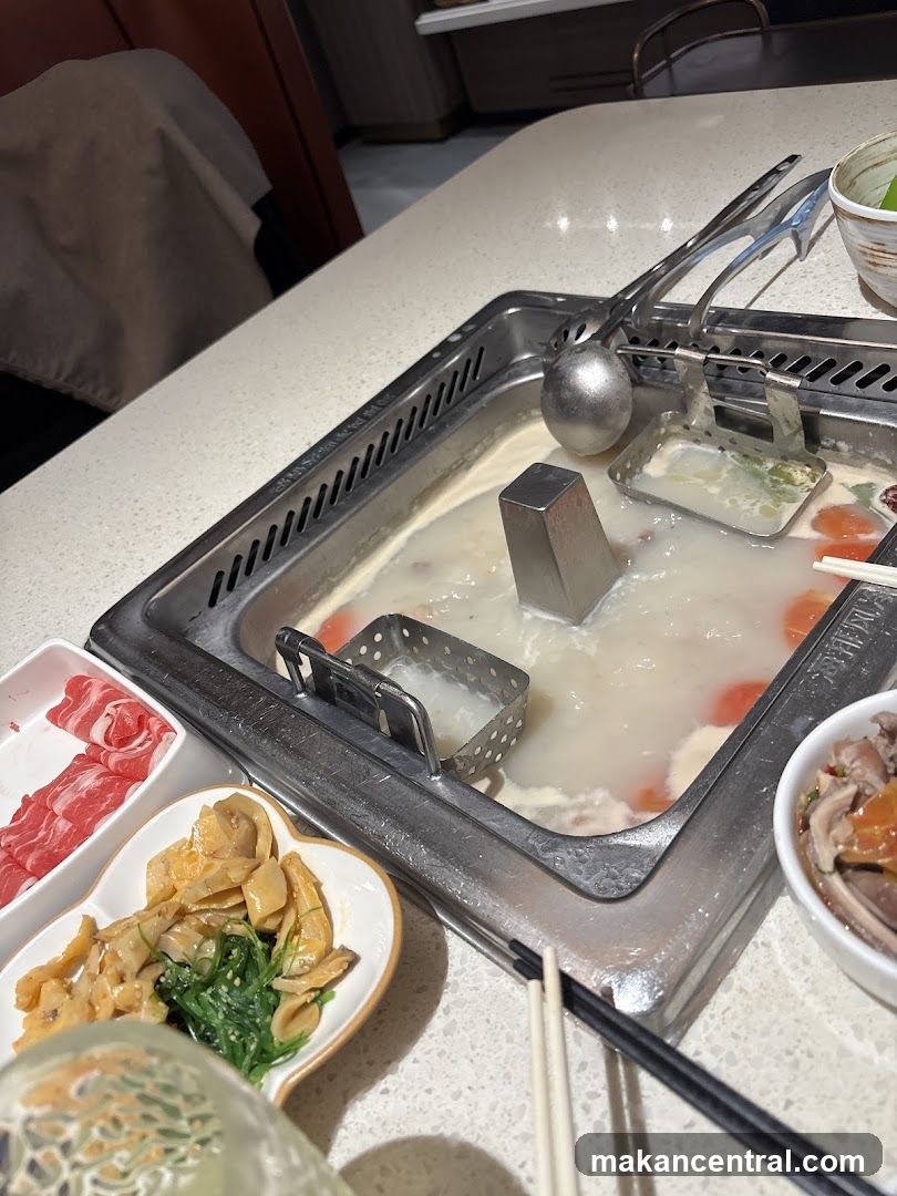 Hot Pot Dining Setup