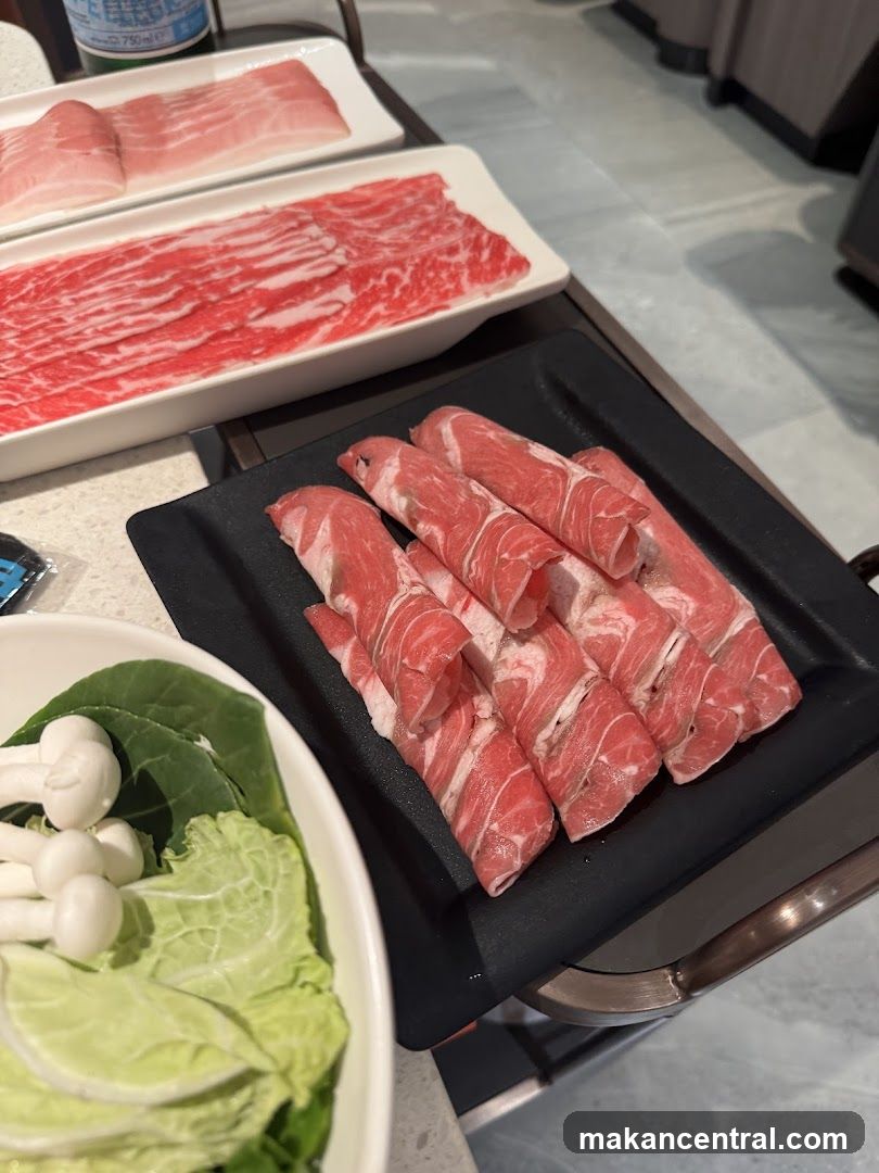 Hot Pot Meat and Vegetables