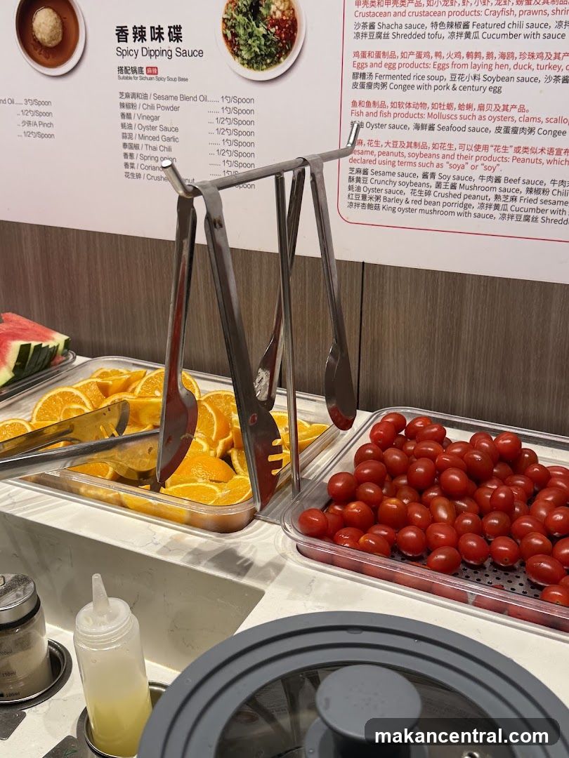 Food buffet station
