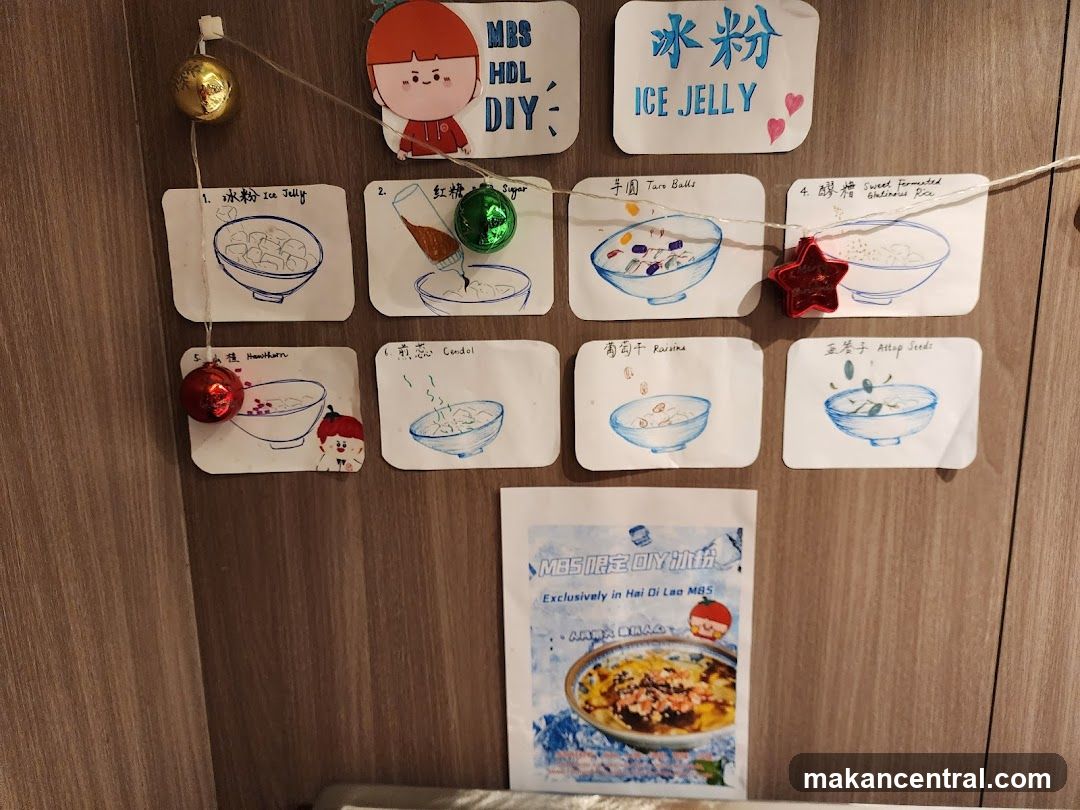 DIY Ice Jelly Instructions Display