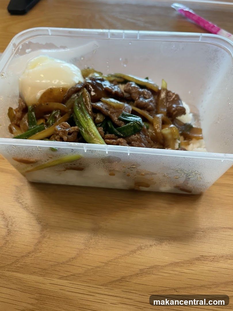 Food in container