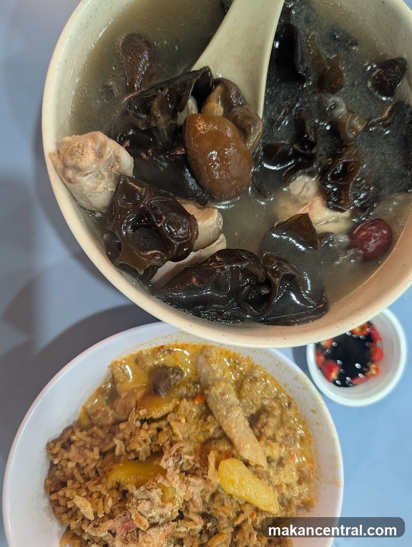 Food Items on Table