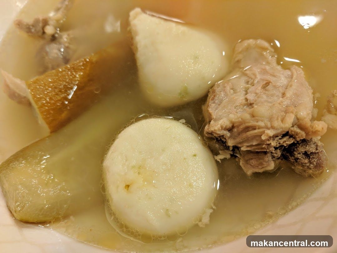 Soup in bowl