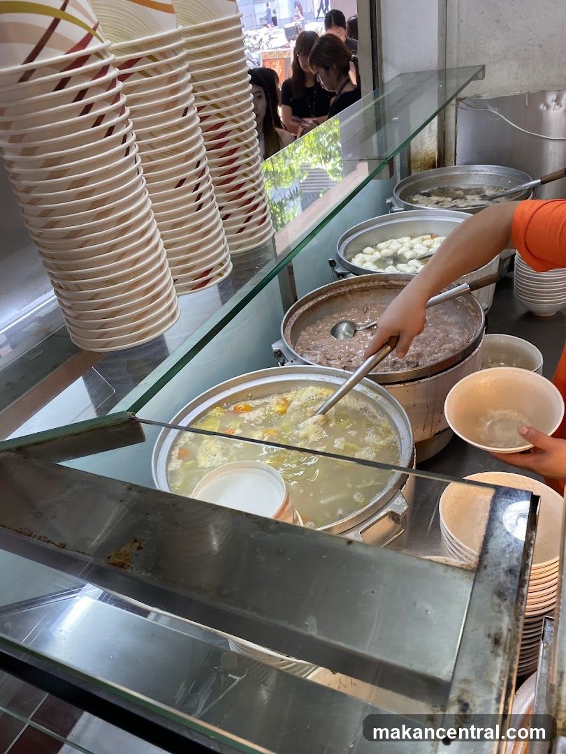 Food stall interior