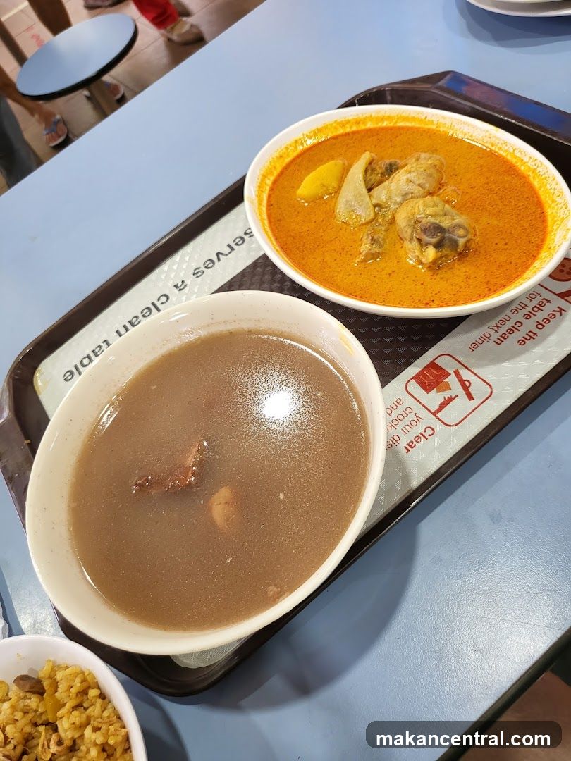 Food served on tray