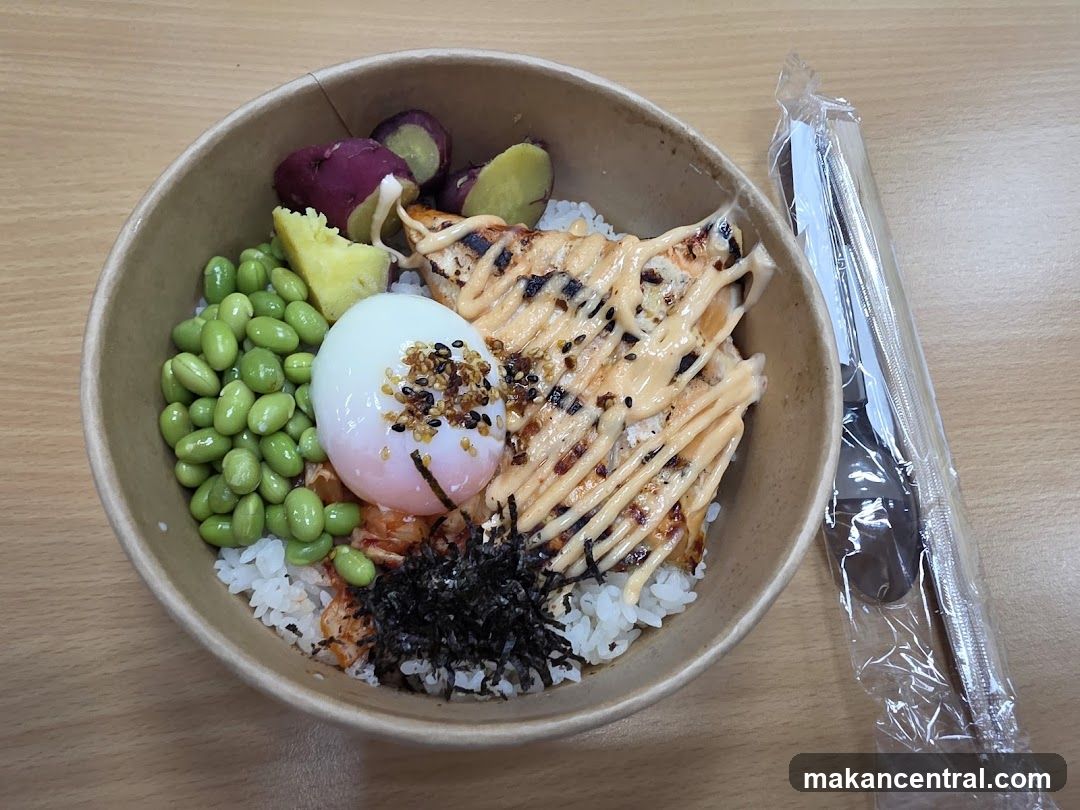 Bowl of Japanese-style rice bowl