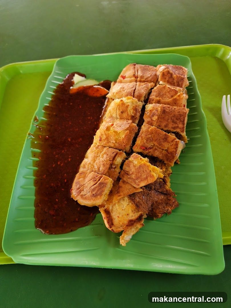 Food on a tray