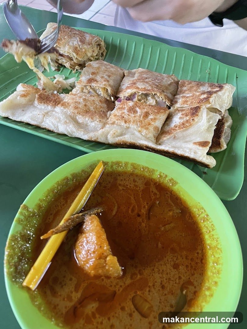 Food served at a eatery