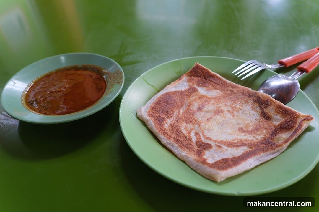Food on green table