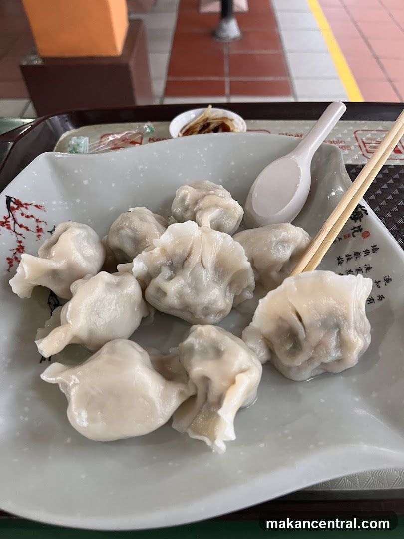 Dumplings on Plate