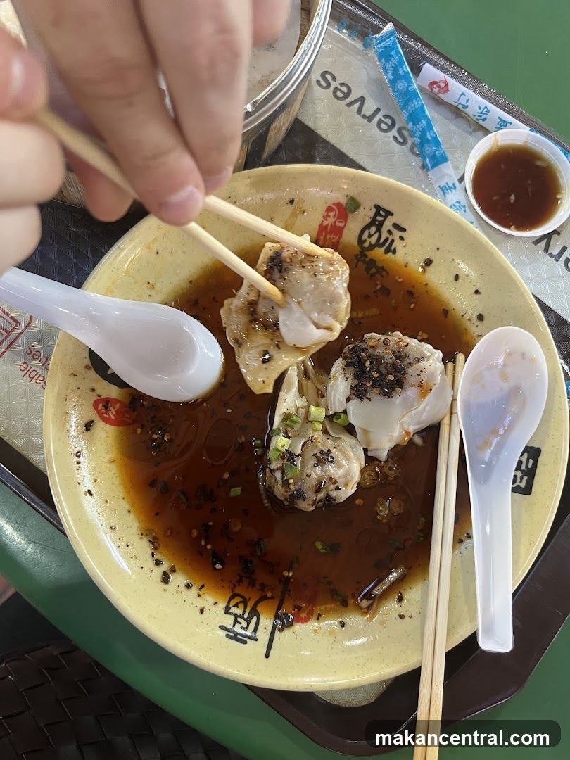 Dumplings with Sauce