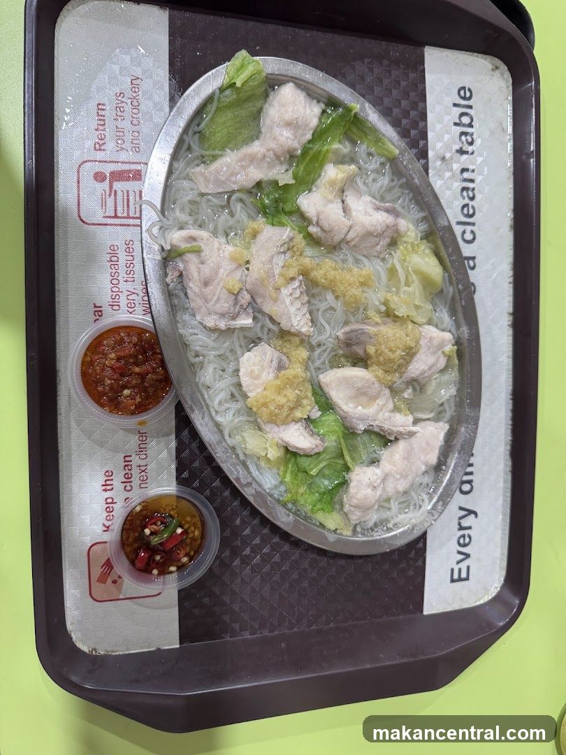 Food on tray