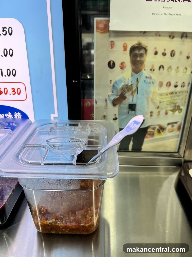 Food stall interior