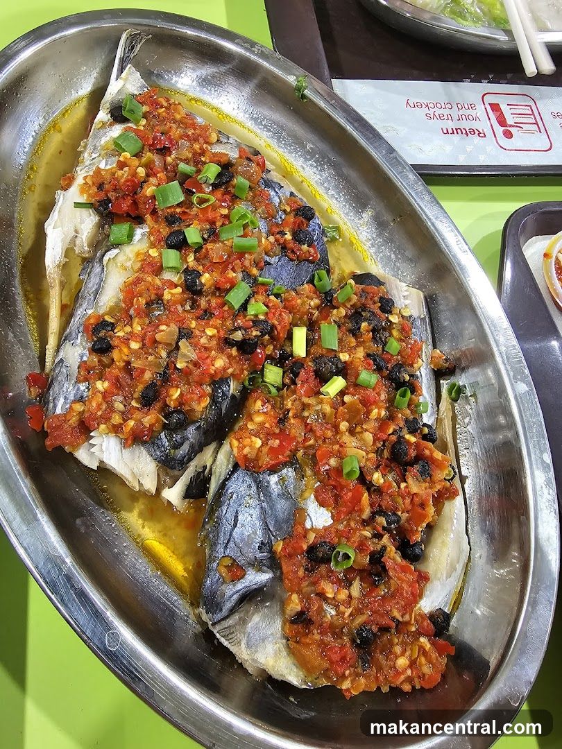 Steamed Fish with Spicy Sauce