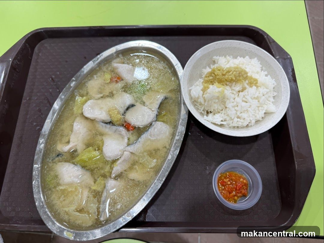 Food served on tray