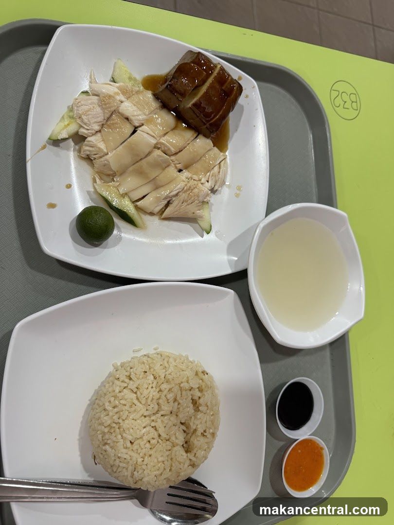 Food served on tray