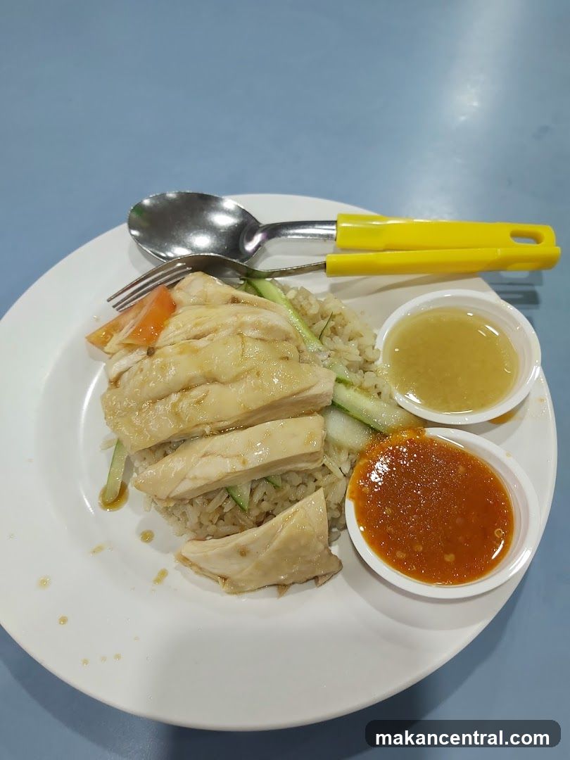 Chicken Rice Plate with Sauces