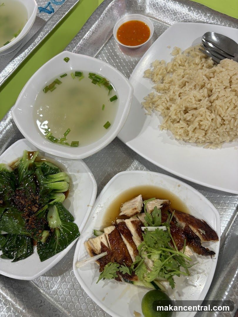Food served on tray