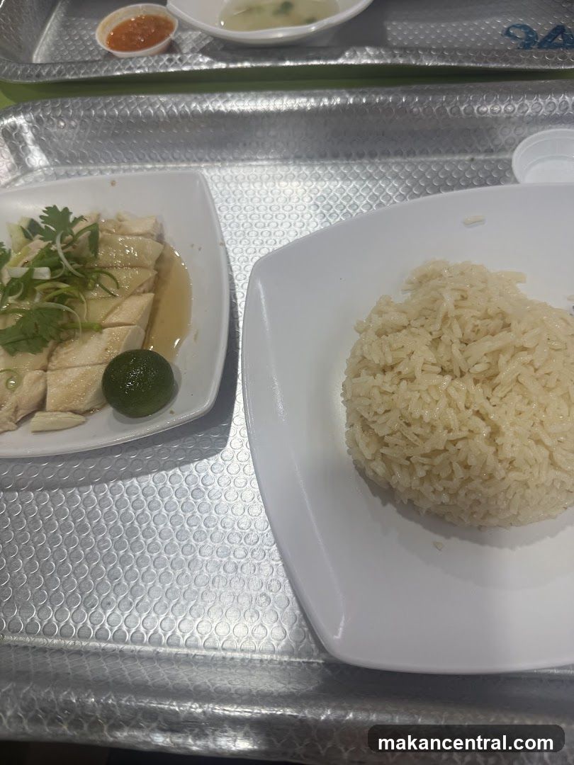 Food served on tray