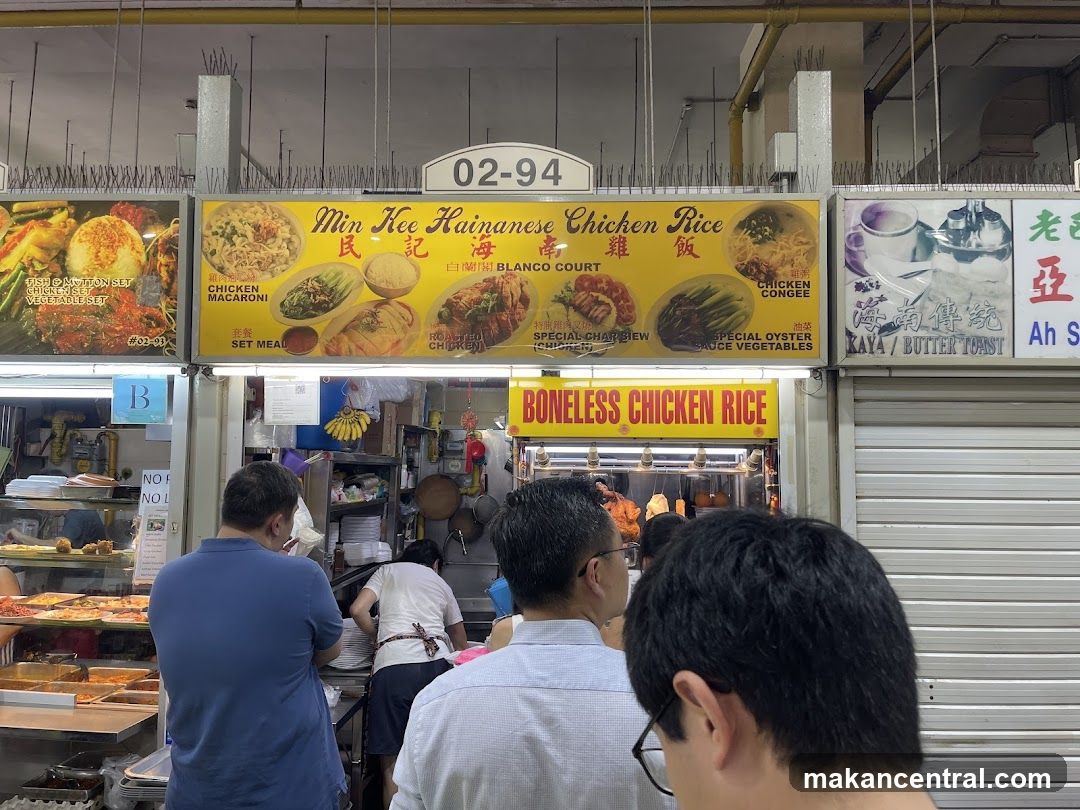 Food stall interior view