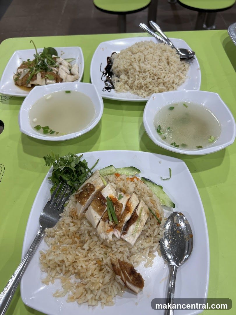 Food served at a dining table