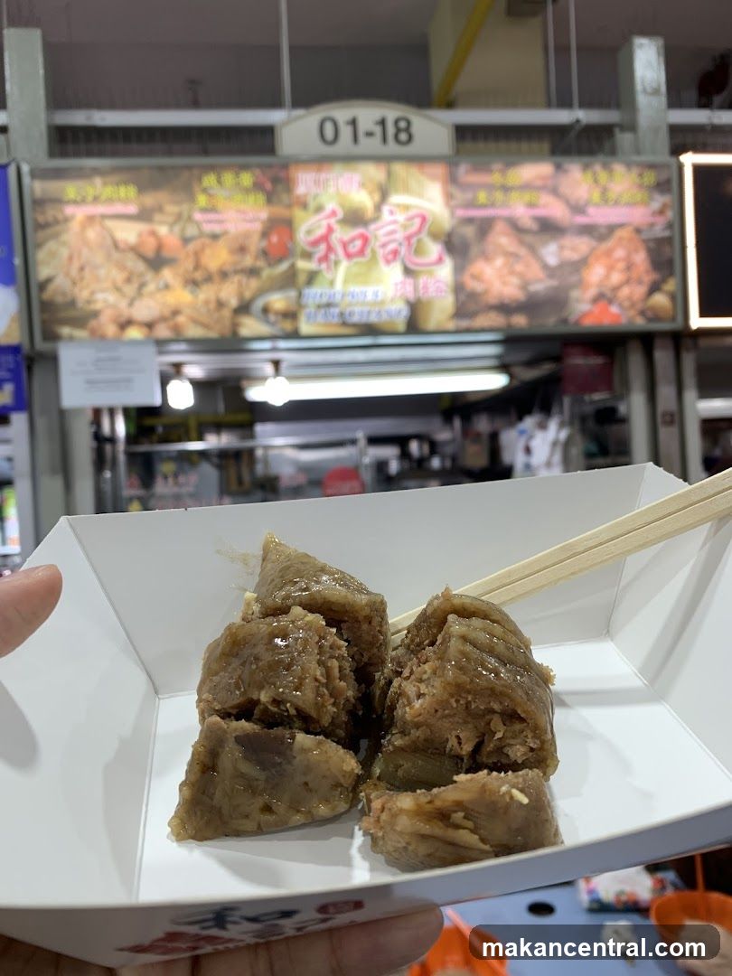Food stall interior view