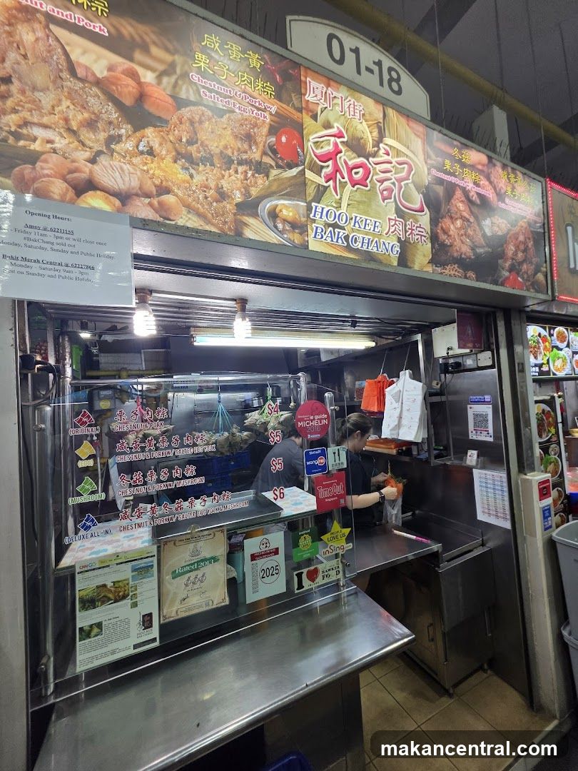 Hoo Kee Bak Chang stall at Punggol Market Central