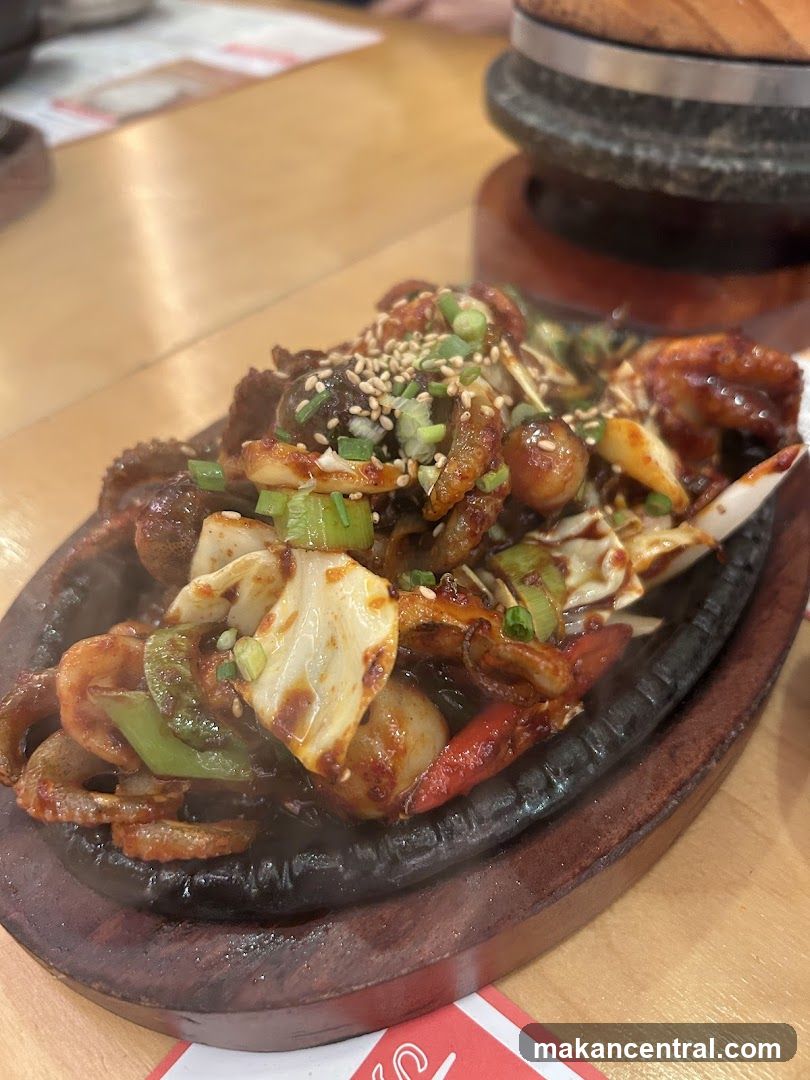 Food Dish on Iron Plate