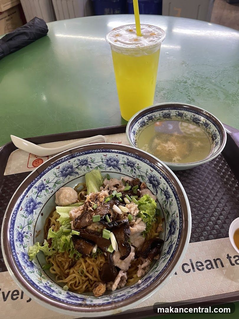 Food and Drink at a Counter