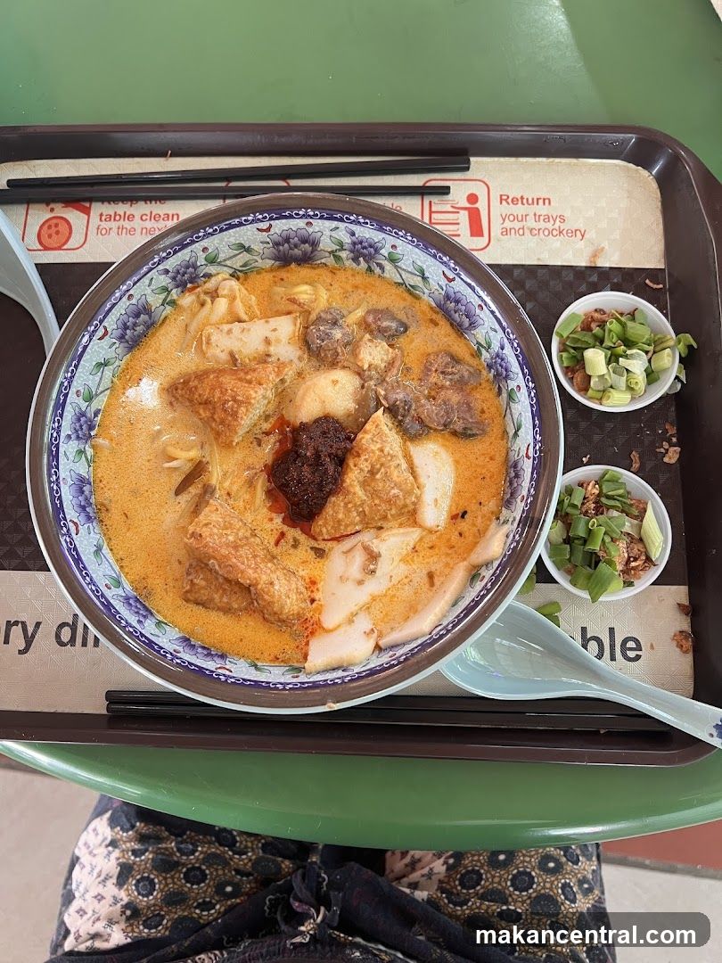 Food served on tray