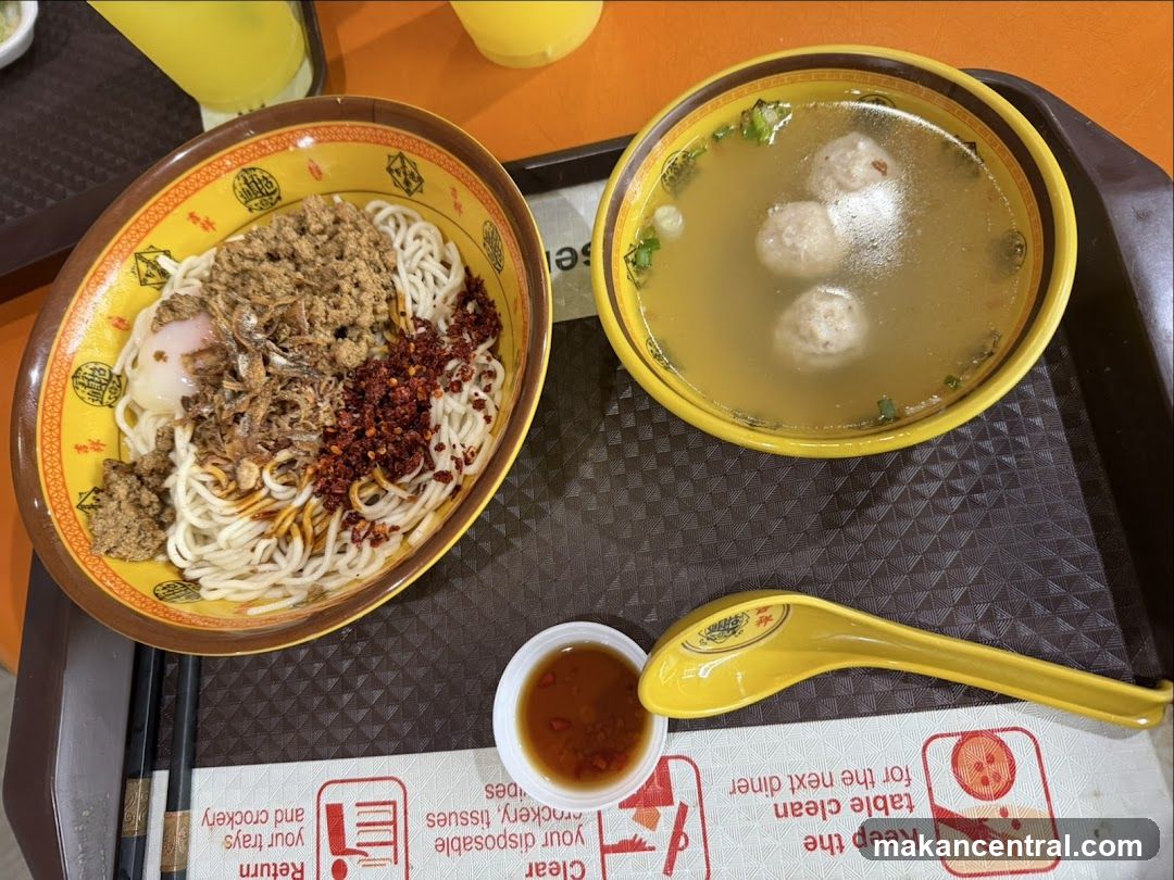 Food served on tray