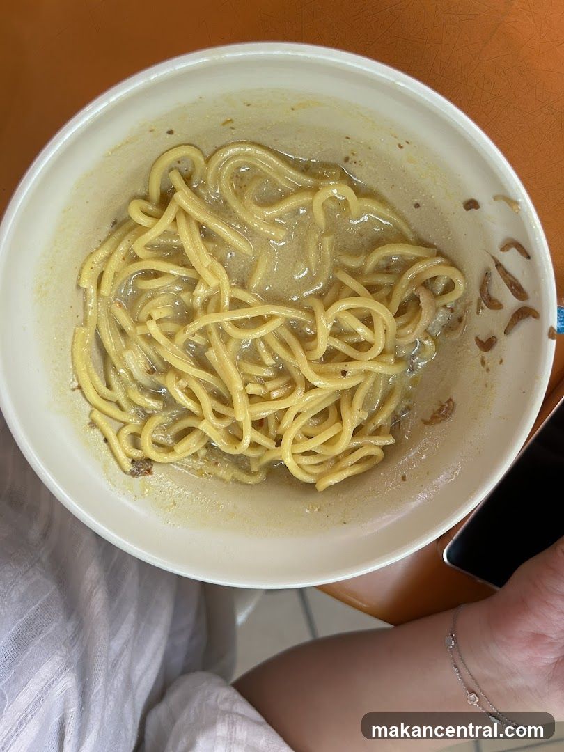 Noodles in bowl