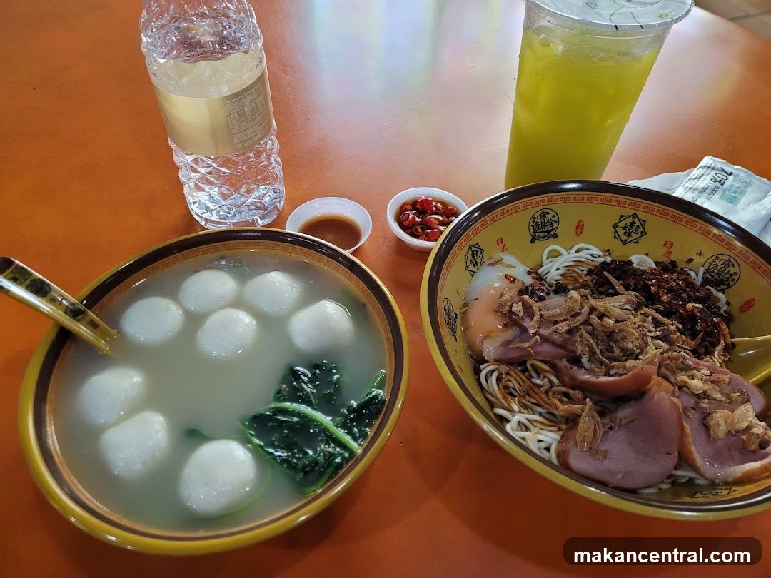 Food on table