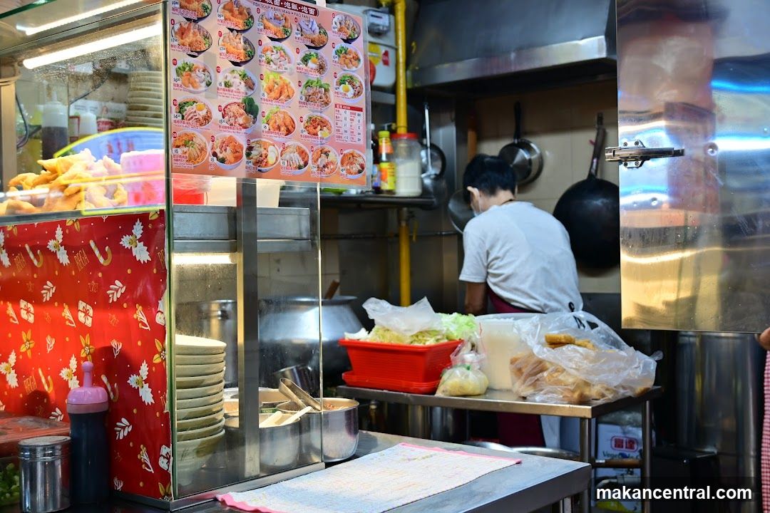 Food stall interior