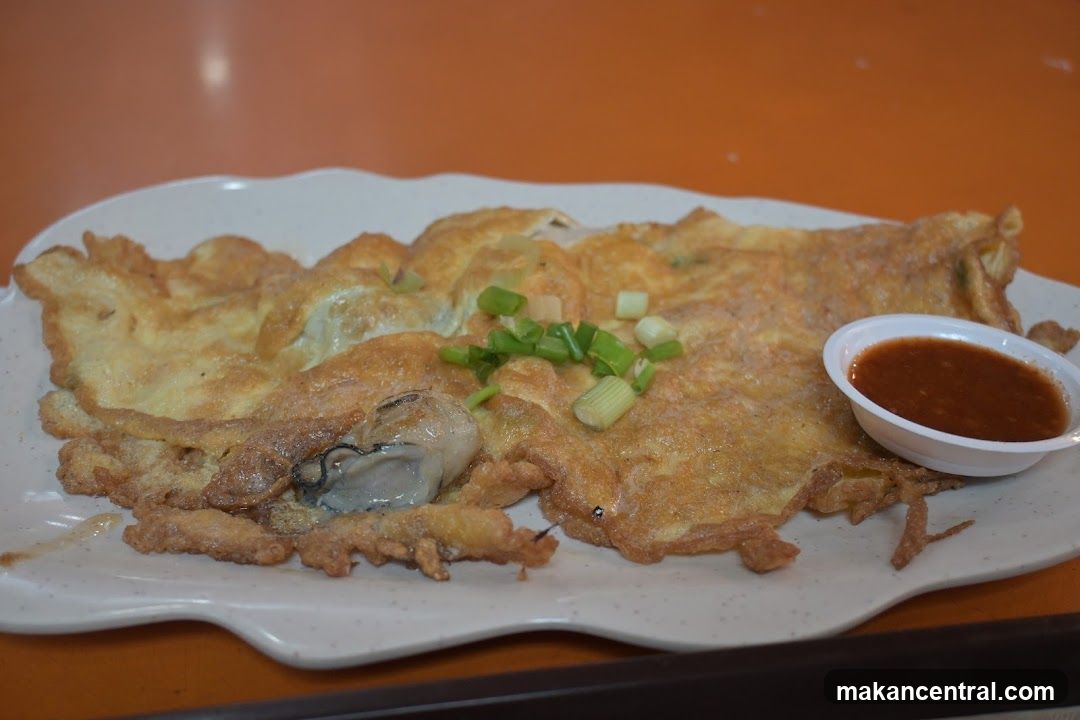 Oyster Omelette with Sauce
