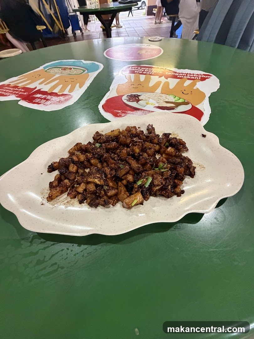 Food at a restaurant interior