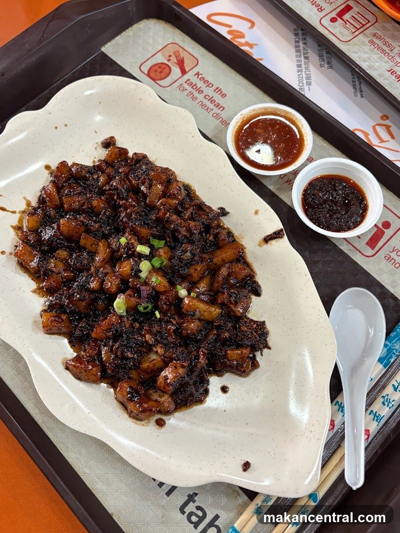 Food served on tray