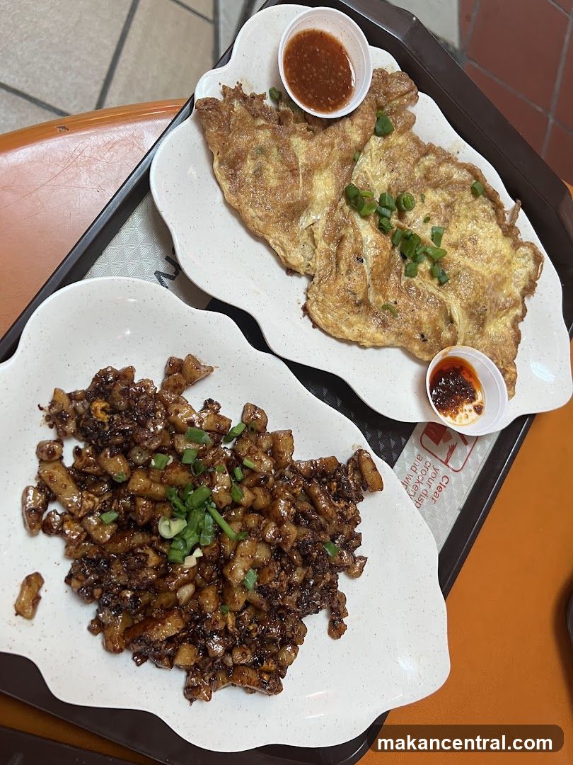 Food served on tray
