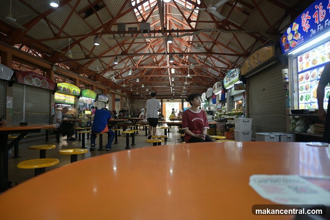 Interior of a hawker center