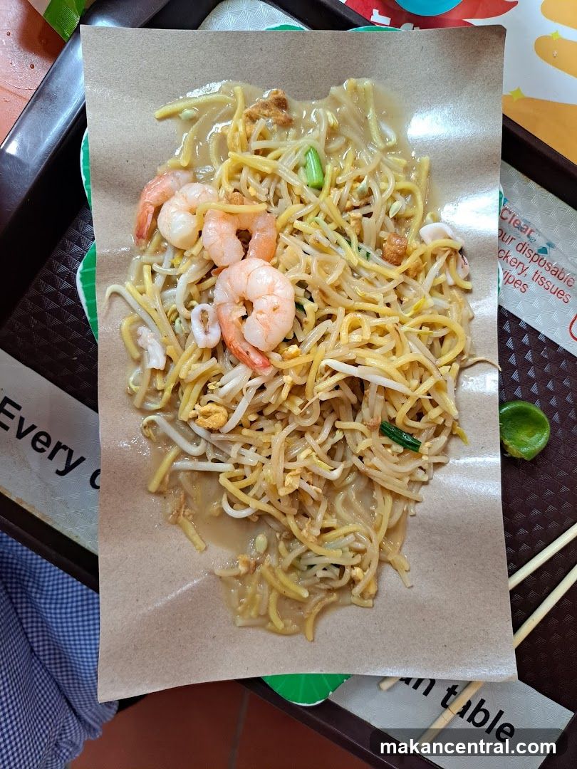 Food served on paper