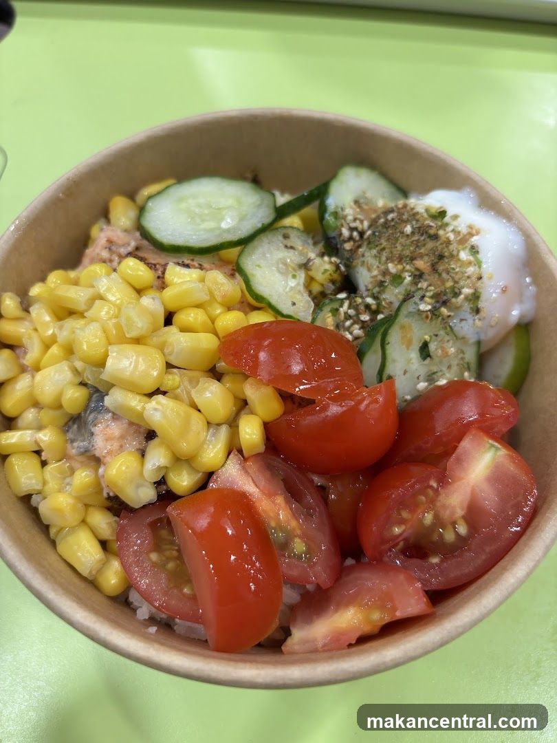 Bowl of Vegetables and Rice