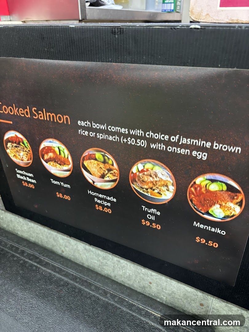 Cooked Salmon Menu