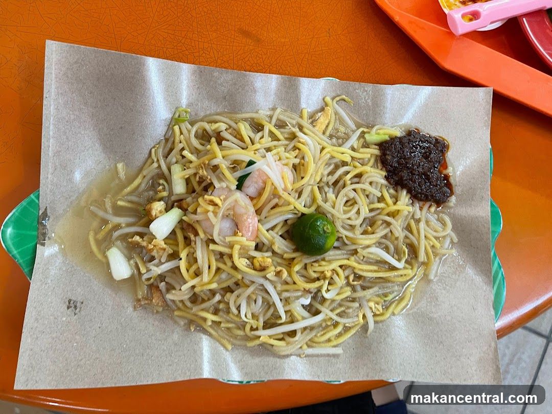 Food served on paper