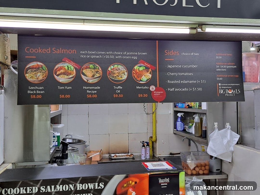 Big Bowls Project Menu Board