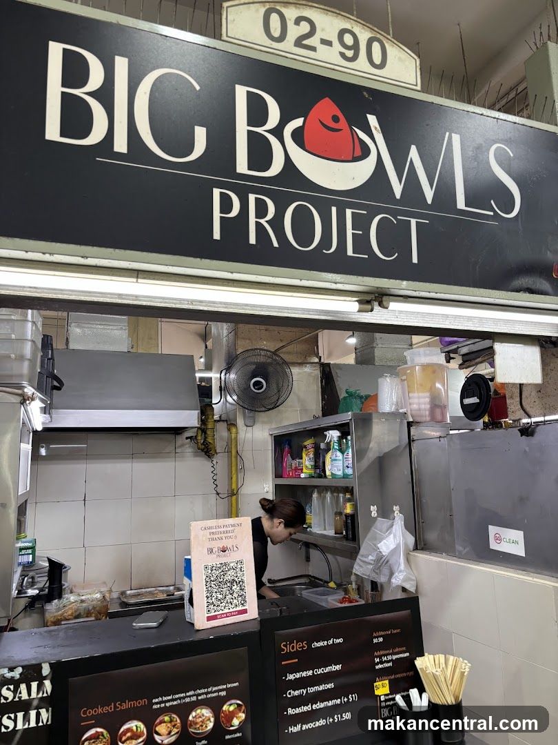 Big Bowls Project stall interior