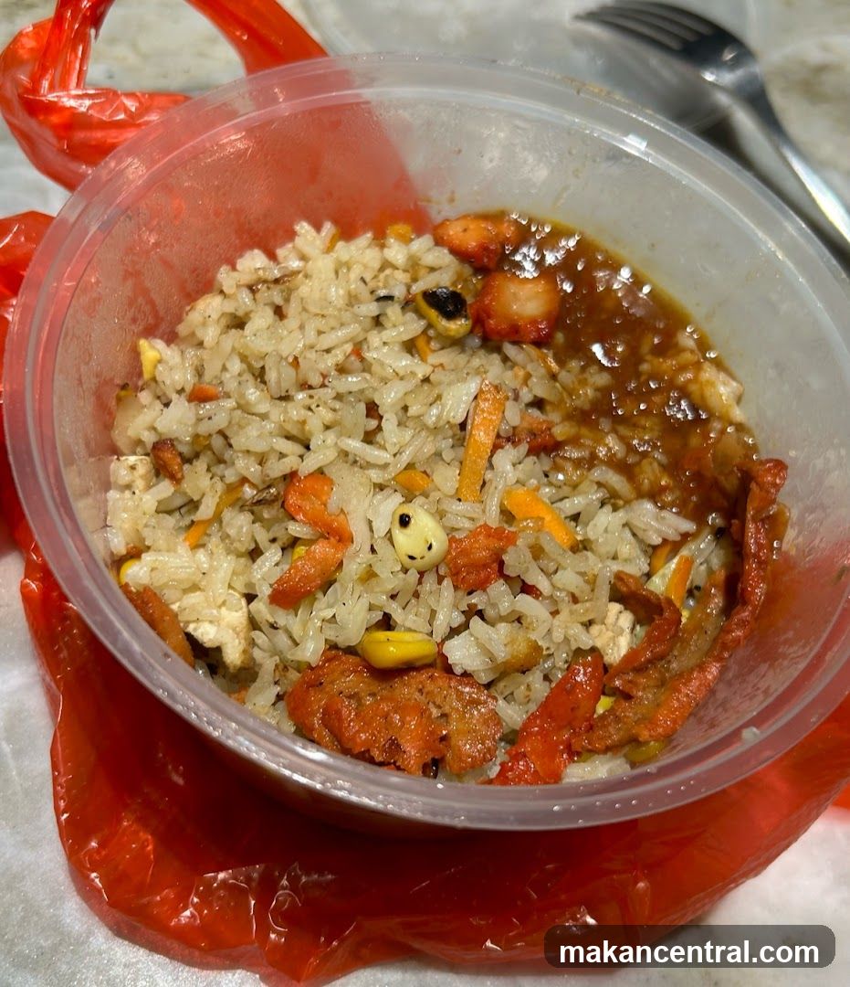Food in plastic container