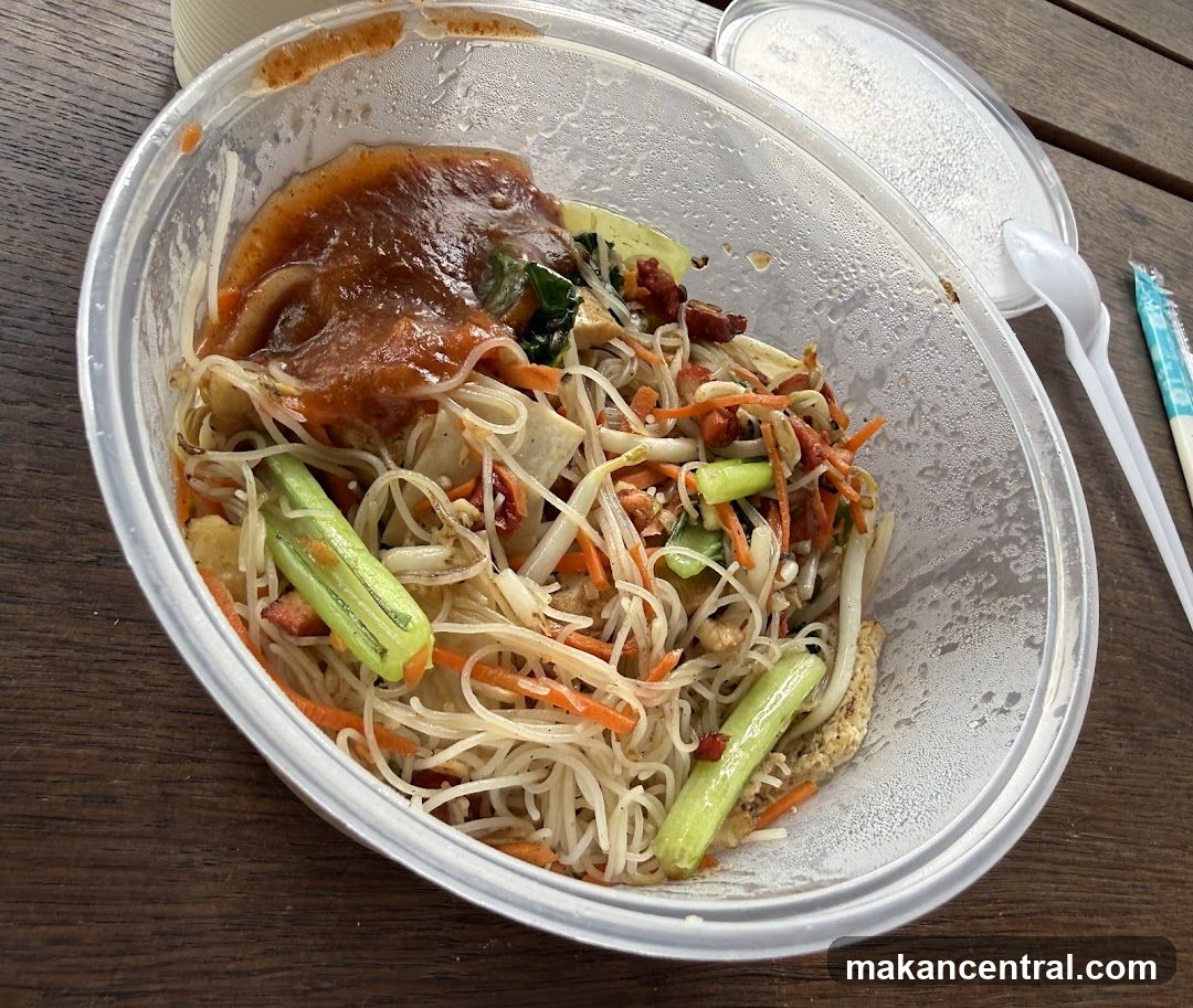 Food in plastic container