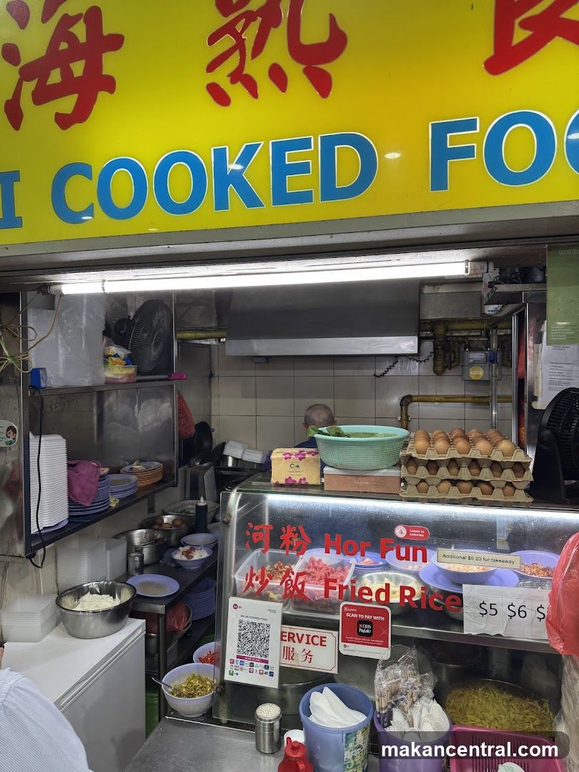 Cooked Food Stall Interior