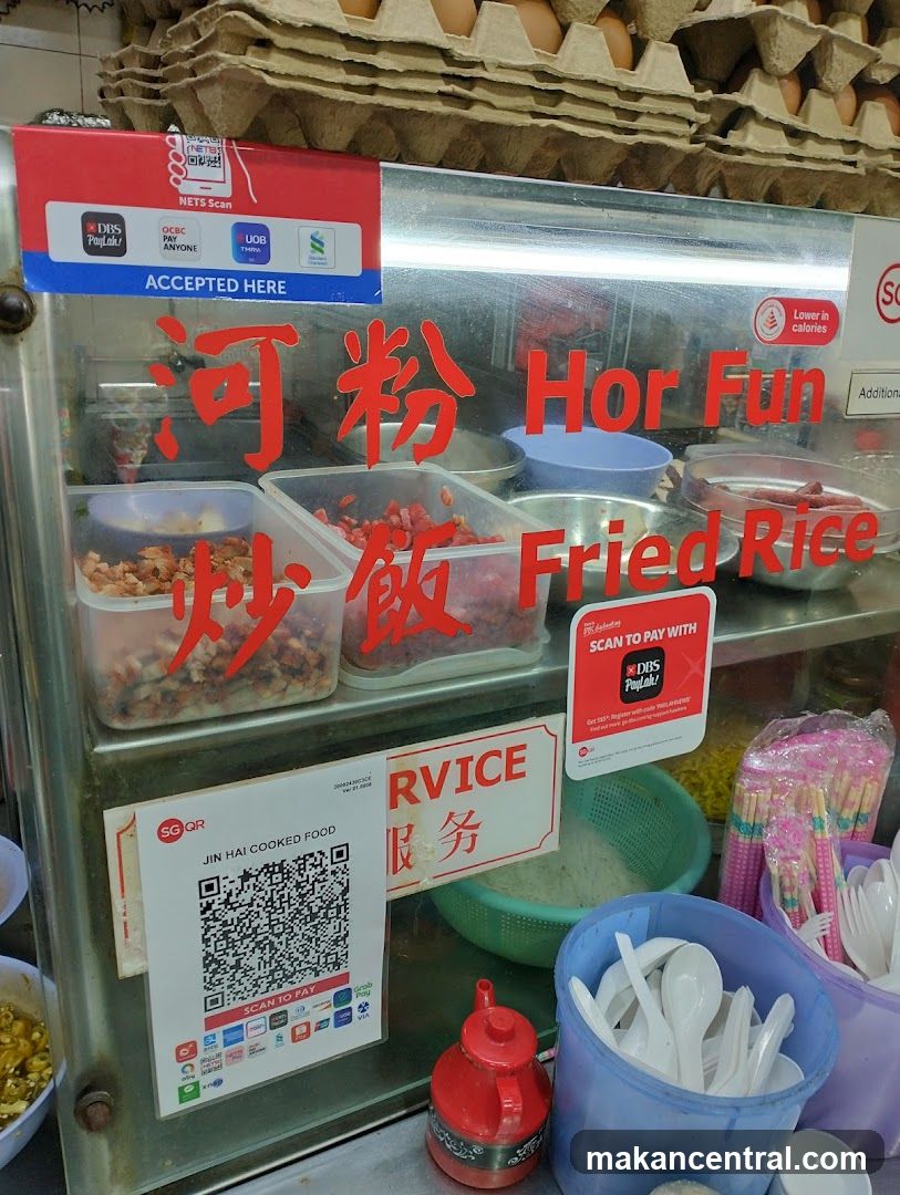 Food stall interior