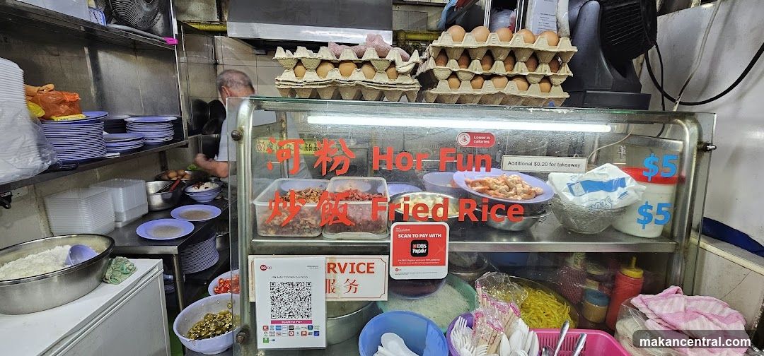 Food stall interior